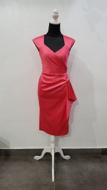 debut-pink-satin-dress