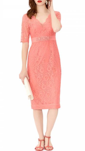 monsoon-hand-embellished-coral-dress