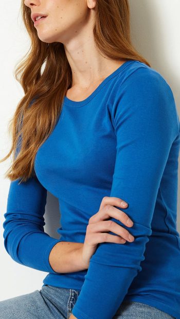 marks-spencer-blue-t-shirt-top