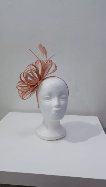 blush-fascinator