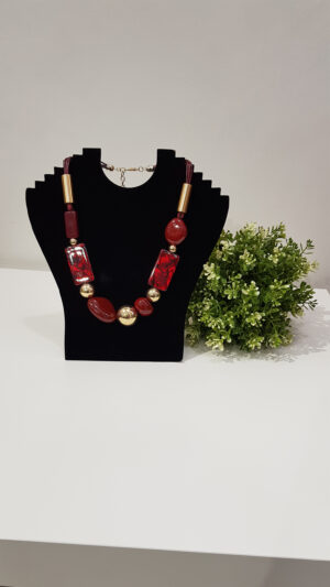 multi-shapes-burgundy-gold-necklaces-pearl-chord-necklace